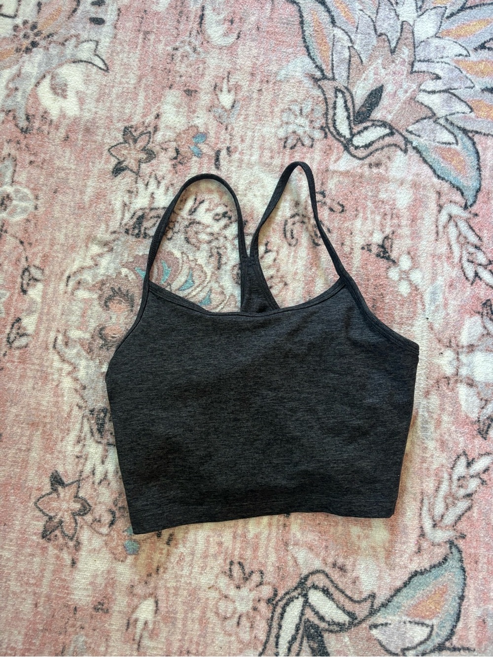Aerie Offline Halter Neck Gray Athleisure Tank Top